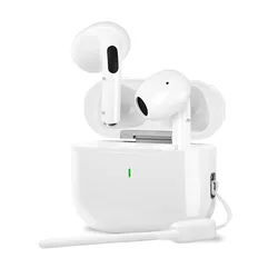 Pro6-auriculares inalámbricos con Bluetooth 5,3, audífonos internos con cancelación de ruido, estéreo, Control táctil y micrófono