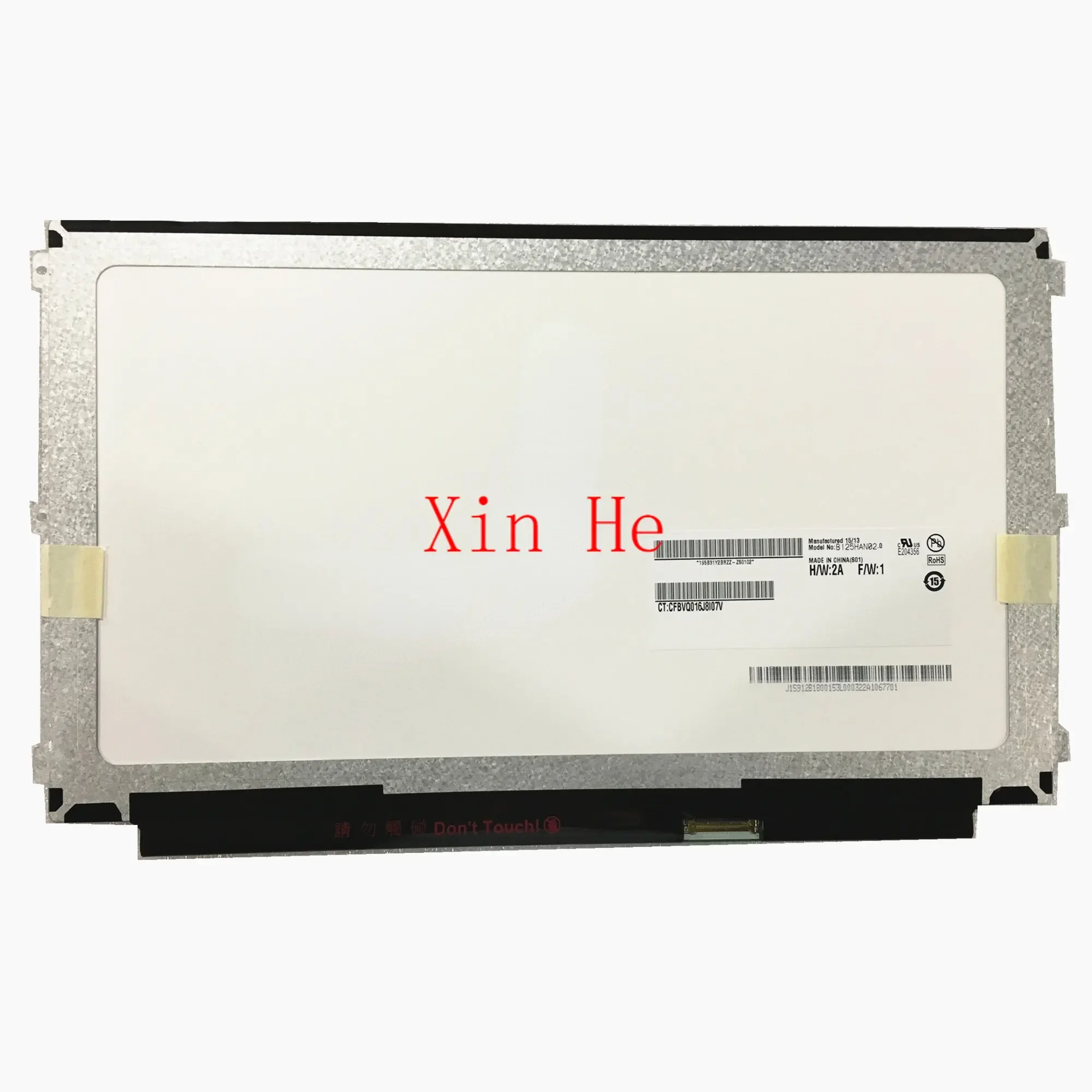 B125HAN02.0 LP125WF2 SPB3 SPB4 LTN125HL02-301 Lapto Lcd Screen FHD 1920*1080 EDP 30 PINS