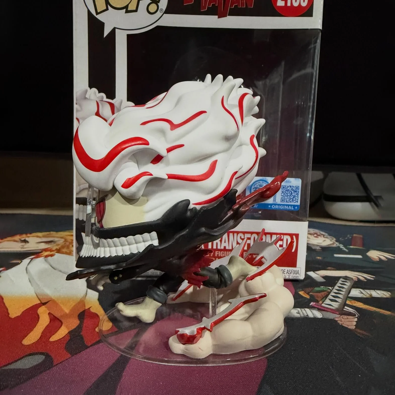 Figura Premium Okarun (Trasformato) Funko Pop! # 2155 Statuette Ufficiali Autentiche in Edizione Limitata, Giocattolo Regalo per Fan di Anime Dan Da Dan