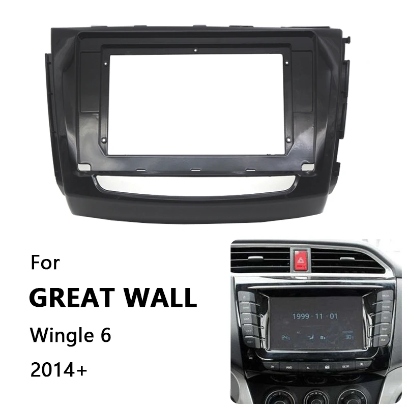 

Car Radio Stereo Face Fascia For GREAT WALL Wingle 6 Auto Stereo Dash Panel Trim Installation Frame Kit Bezel Faceplate