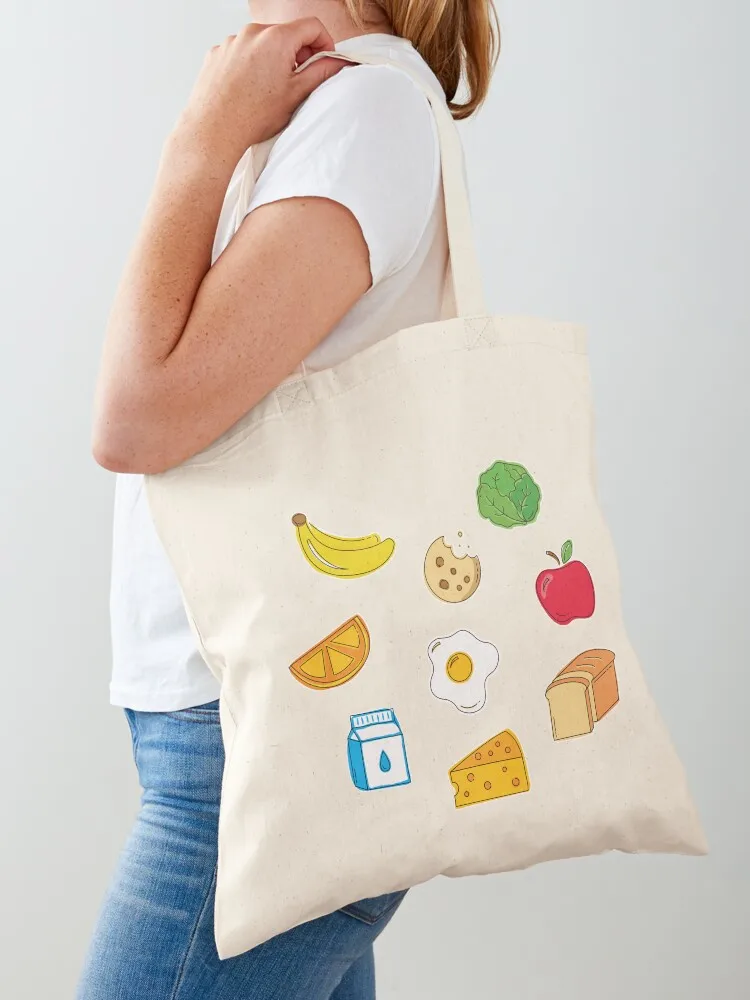 

Groceries! Tote Bag Women's shopper canvas tote Eco bag Portable shopping bag