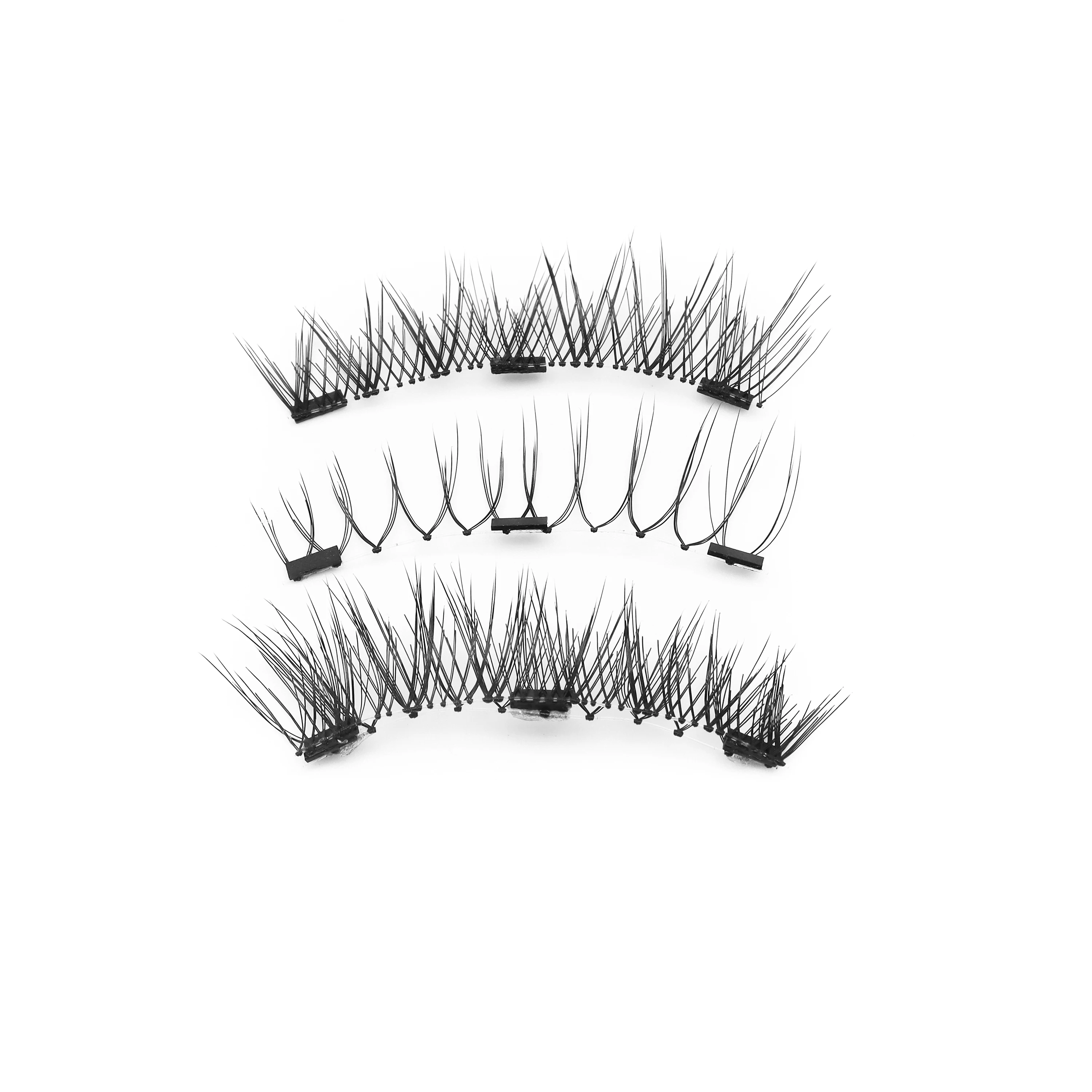 Künstliche Nerzwimpern 3D Magnetische Natürliche Falsche Wimpern Großhandels-Set Wiederverwendbare Magnetwimpern mit Pinzette – Detail 15