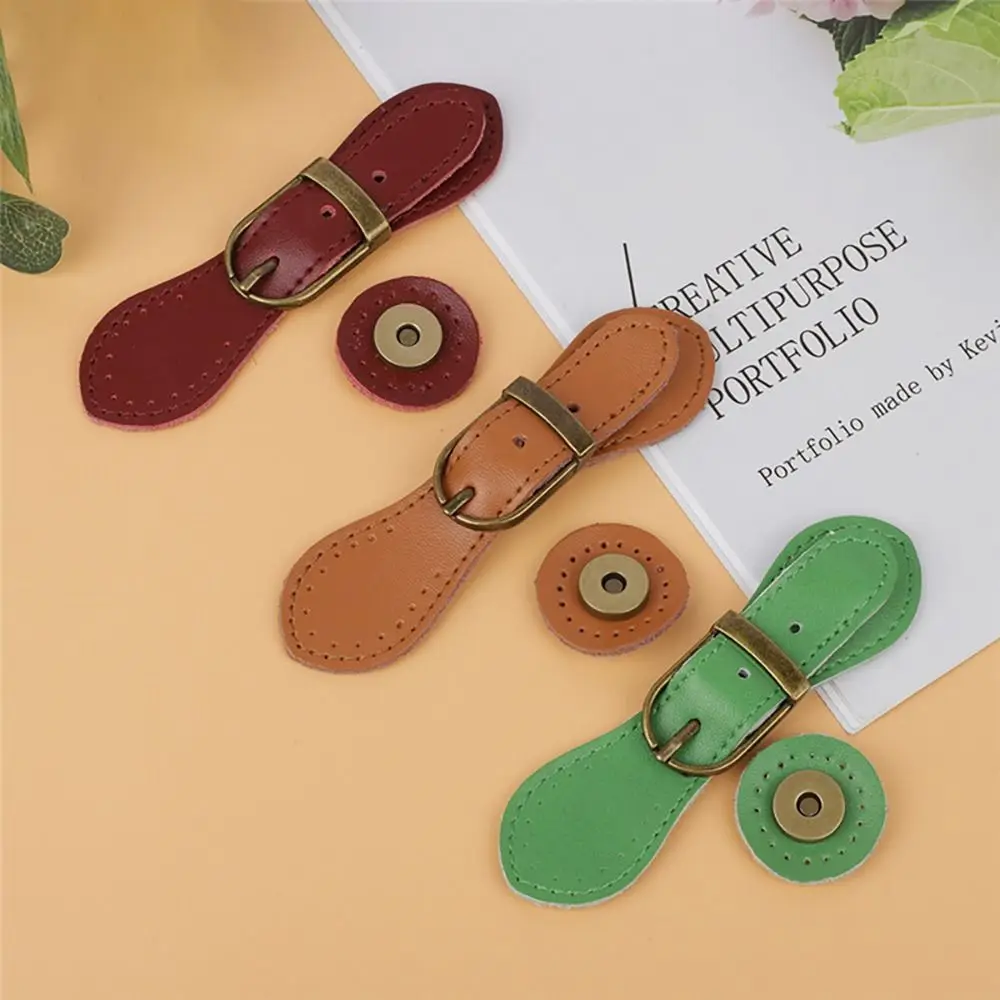 New Leather Bag Clasp Metal Snap Vintage Sew on Purse Buckle Magnetic Closure DIY Bag Accessories Handbag Button