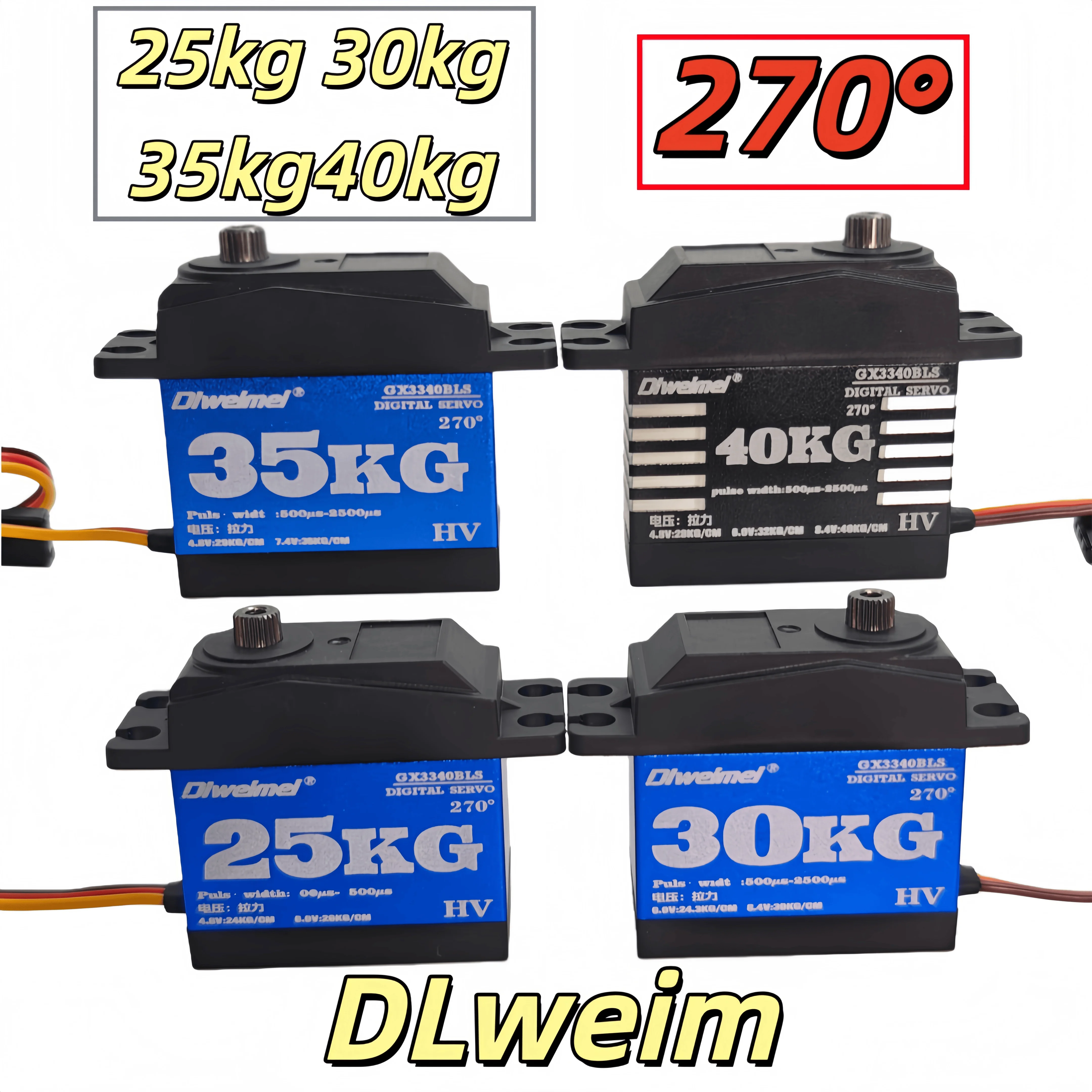 digital servo 25kg servo 30kg servo 35kg servo 40kg servo high torque suitable for RC cars crawler trucks robot upgrade parts
