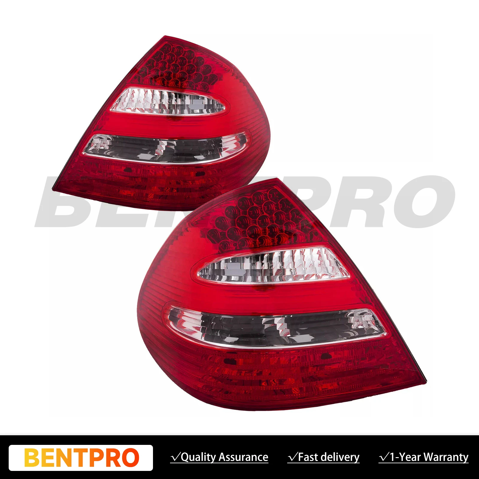 Tail Light Set For 2003-2006 Mercedes Benz E320 Sedan Driver and Passenger Side 2118200564 2118200664