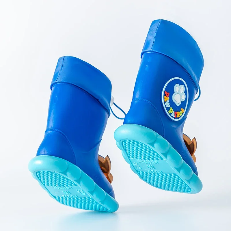 Psi Patrol dzieci kalosze Baby Boys Girl PVC antypoślizgowe Outdoor psy w stylu kreskówki RainFashion maluch Kids Outdoor Waterproo Boots