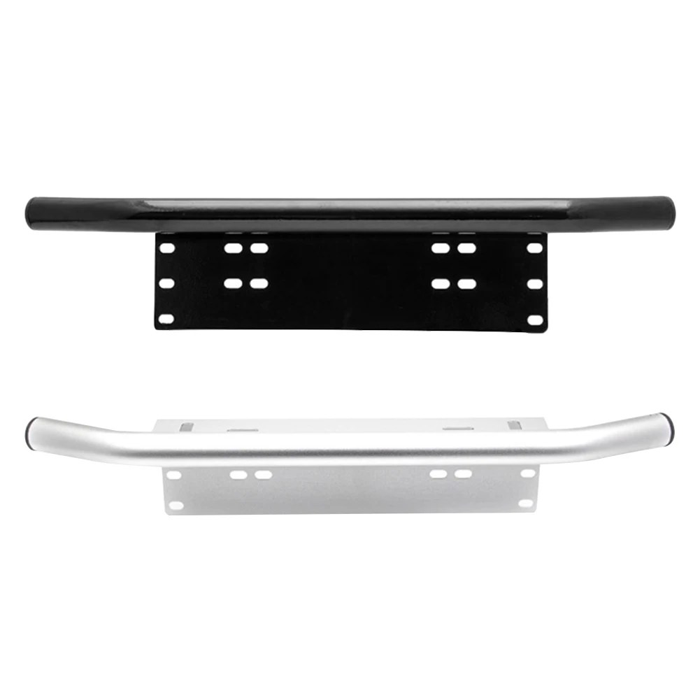 Universal Car Licence Plate Holder SUV Jeep Fog Lamp Mounting Frame Bracket Truck Auto Exterior Front Bumper Rack Accessories