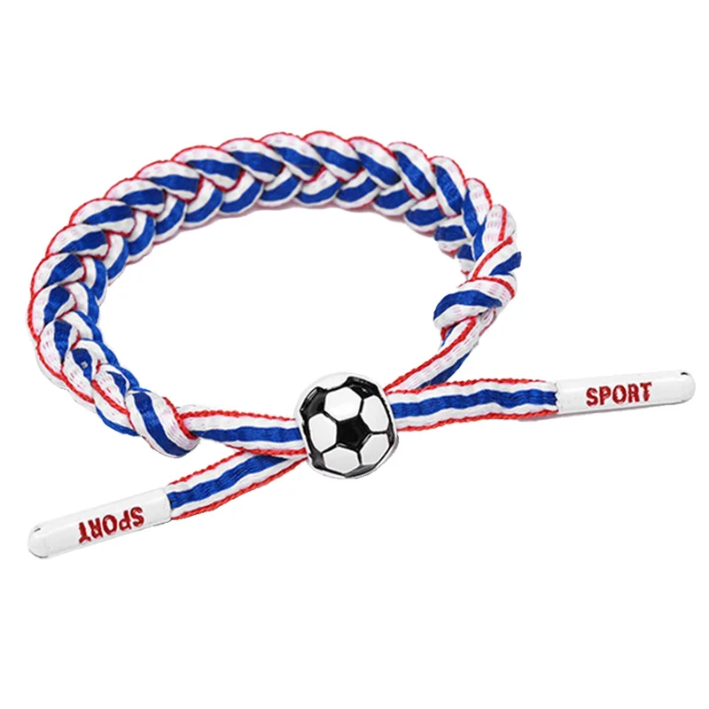 

Плетеный регулируемый браслет с футбольной звездой ABVH, сувенирный подарок с трофеем