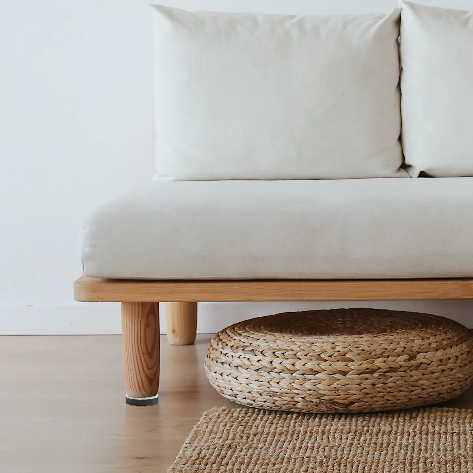 10 pçs elegantes almofadas de feltro redondas para pernas de móveis antiderrapante cama cadeira mesa perna risers almofada de mesa de feltro almofadas de móveis