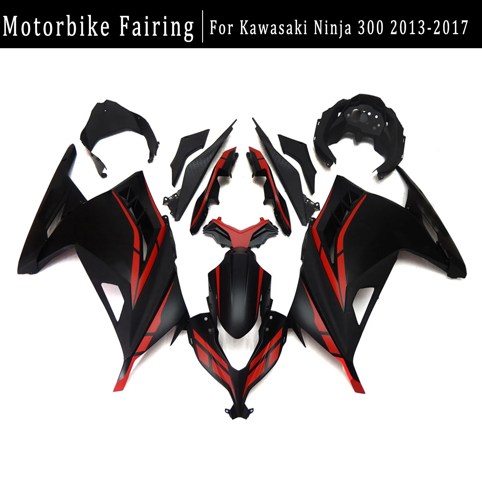 

Motorcycle Parts Full Body Fairing Kit ABS Injection Molding For Kawasaki Ninja 300 EX300 2013 2014 2015 2016 2017