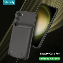 Xilecaly Battery Charger Case for Samsung S24 Ultra S23 Plus S22 S21 S20 Note 20 Ultra External Power Bank Cover For S21 FE