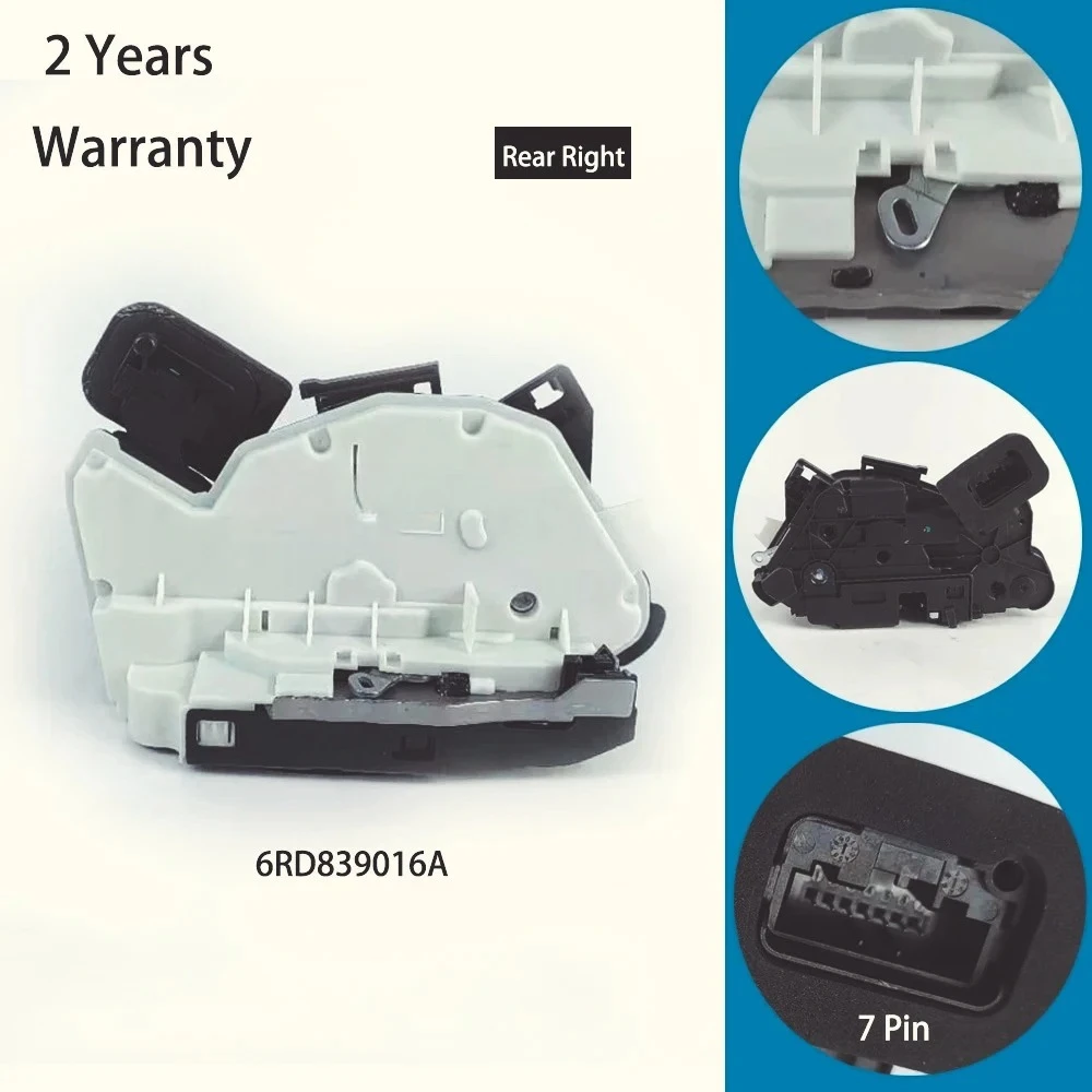 Actuador  pestillo  cerradura  puerta para VW Golf MK6 MK7 Passat B7 Polo Skoda Yeti 6RD837015 6RD839015 6RD839016 6RF837016
