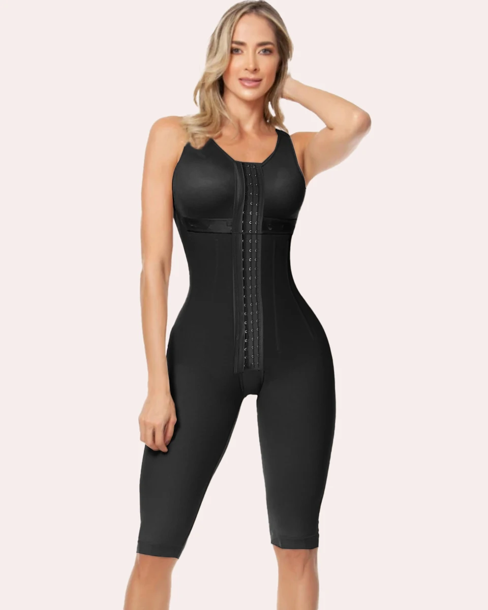 

New Sleeveless Bodysuit Shapewear Abdominal Tightening And Hip Lifting Body Shaping Jumpsuit Chest Support Shaping