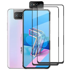 For Glass Asus Zenfone 7 Pro ZS671KS Full Cover Tempered Glass Zenfone 6 7 Pro 8 Flip Screen Protector For Aus 7 Pro ZS671KS