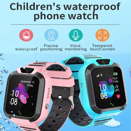 Imagen 2 del producto Reloj inteligente para niños, llamada SOS, rastreador LBS, ubicación, tarjeta Sim, teléfono, cámara, Chat de voz, IP67, reloj inteligente resistente al agua, regalos para niños