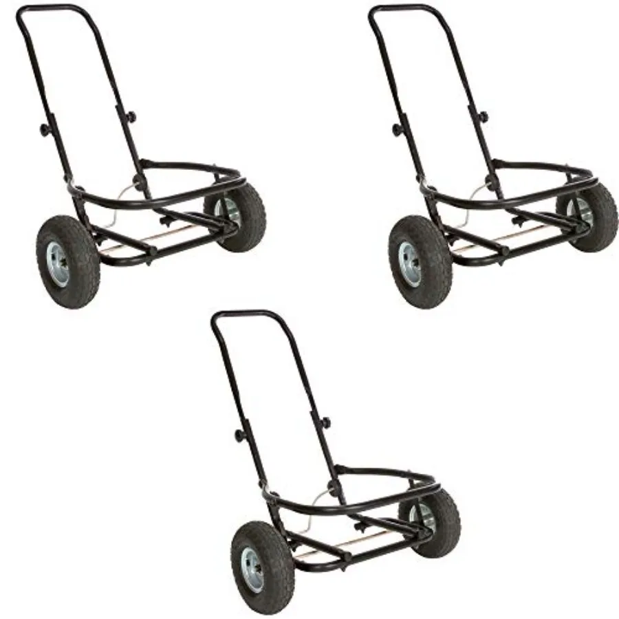 

Складная 2-колесная тележка-тачка для фермы и ранчо, 70-квартовый бак, грузоподъемность 350 фунтов, регулируемая ручка, пневматические шины, подножка