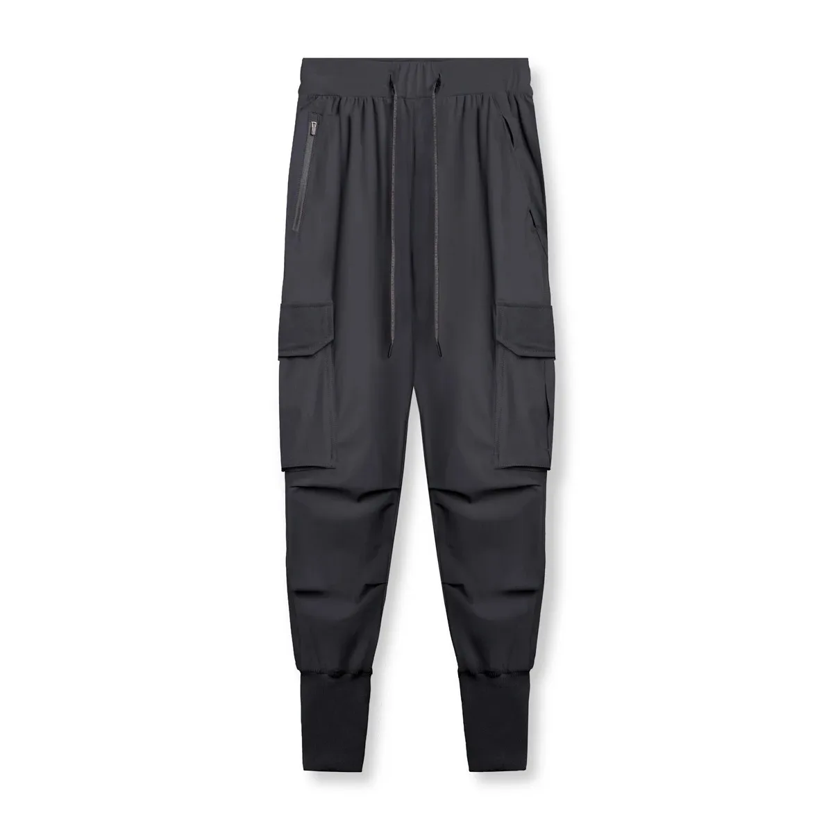2024 New Men's Cargo Pants Summer Thin Loose Quick-Drying Elastic Leggings Running Training Sweatpants Casual Trend Trousers