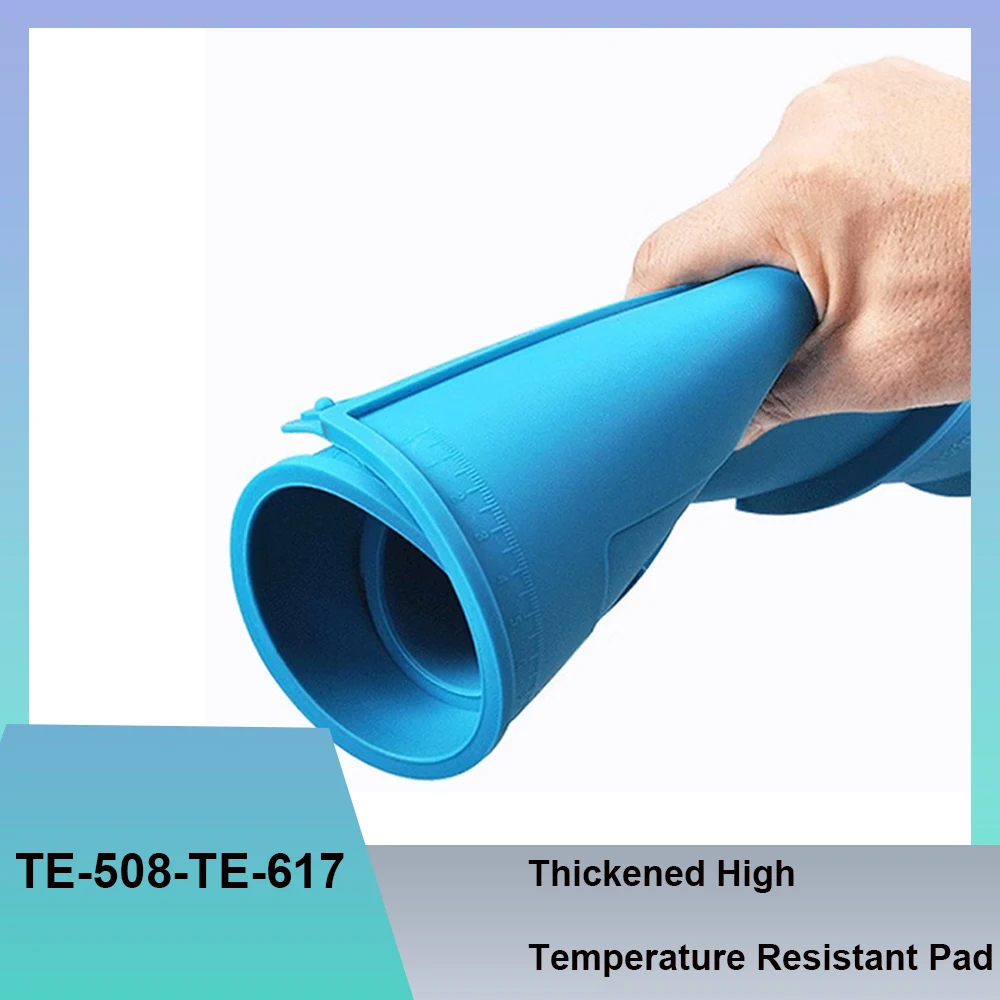 1Pc Anti-Static ESD Soldering Silicone Mat Heat-Resistant Work Pad For Soldering Iron Soldering Station Repair TE-508 To TE-617