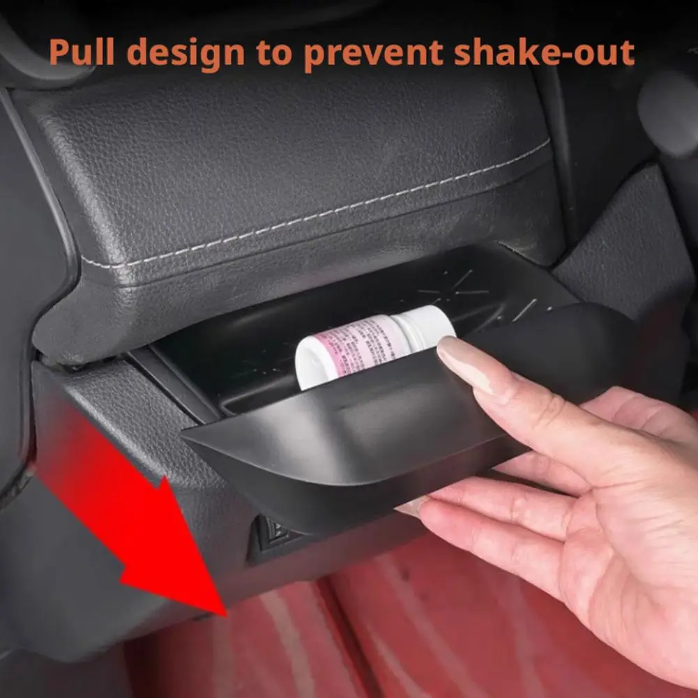 Car Main Driver's Hidden Storage Box Organizer Pullout Small Storage Box Privacy For Toyota RAV4 20-25 Interior Accessories