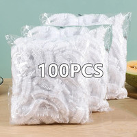 Disposable Food Cover Plastic Wrap Fruit Food Cover Bags Elastic Plastic Wrap Cover Food Grade Storage Bag Kitchen Organizer