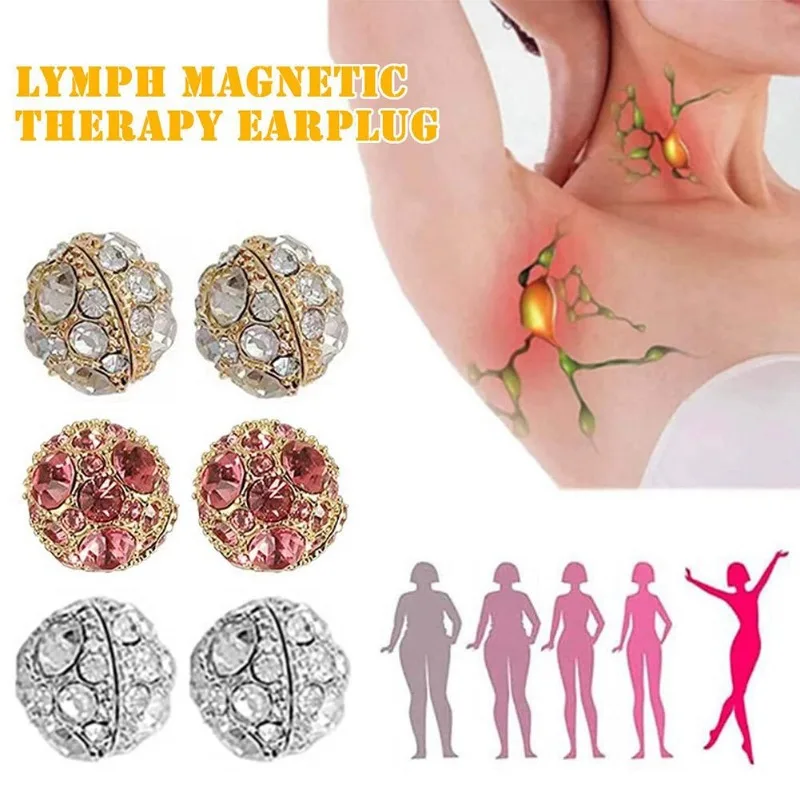 Women Slimming Earrings Slime Weight Loss Anti Cellulite Slim Products Ear Studs Health Care Lose Weight Slim Down Fat Burner image 2
