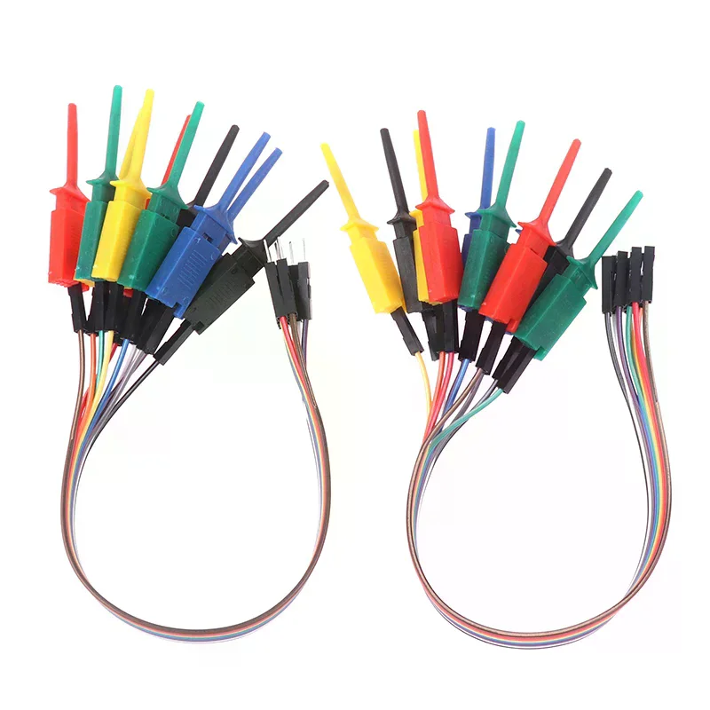 1Pcs 20CM High Efficiency Test Hook Clip Logic Analyzer Cable Gripper Probe Test Clamp Kit For Chips Pins Connecting Testing