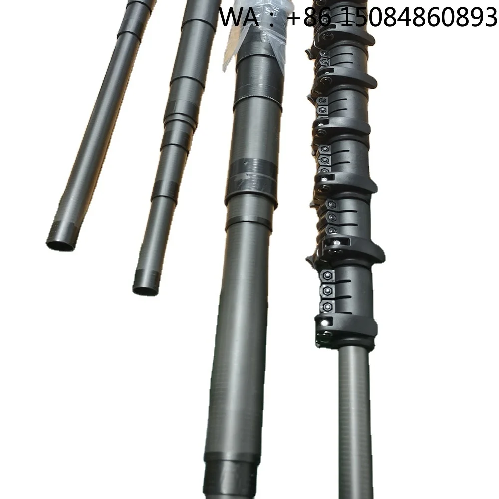

Customizable Diameter Carbon Fiber Telescopic Tube Dual Lock Structure Used For Betel Nut Picking Harvesting Agricultural Extens