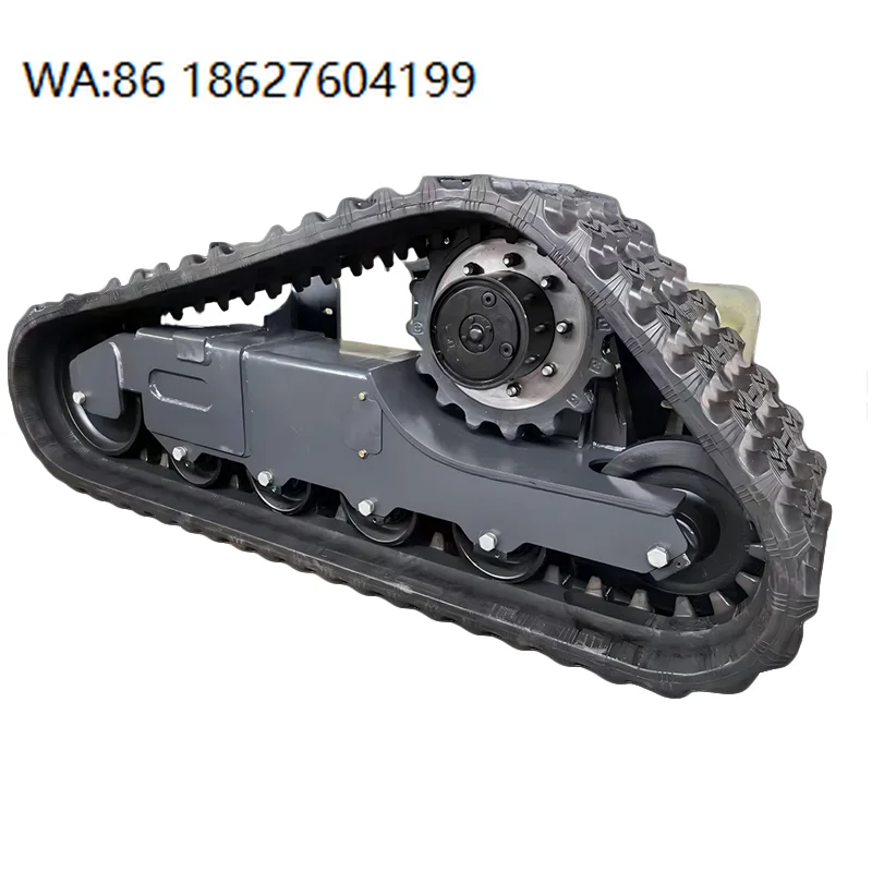 Custom 5Ton Triangular Tracked Chassis, Multifunctional Crawler Undercarriage for Excavator, Drilling Rig and Mobile Crusher