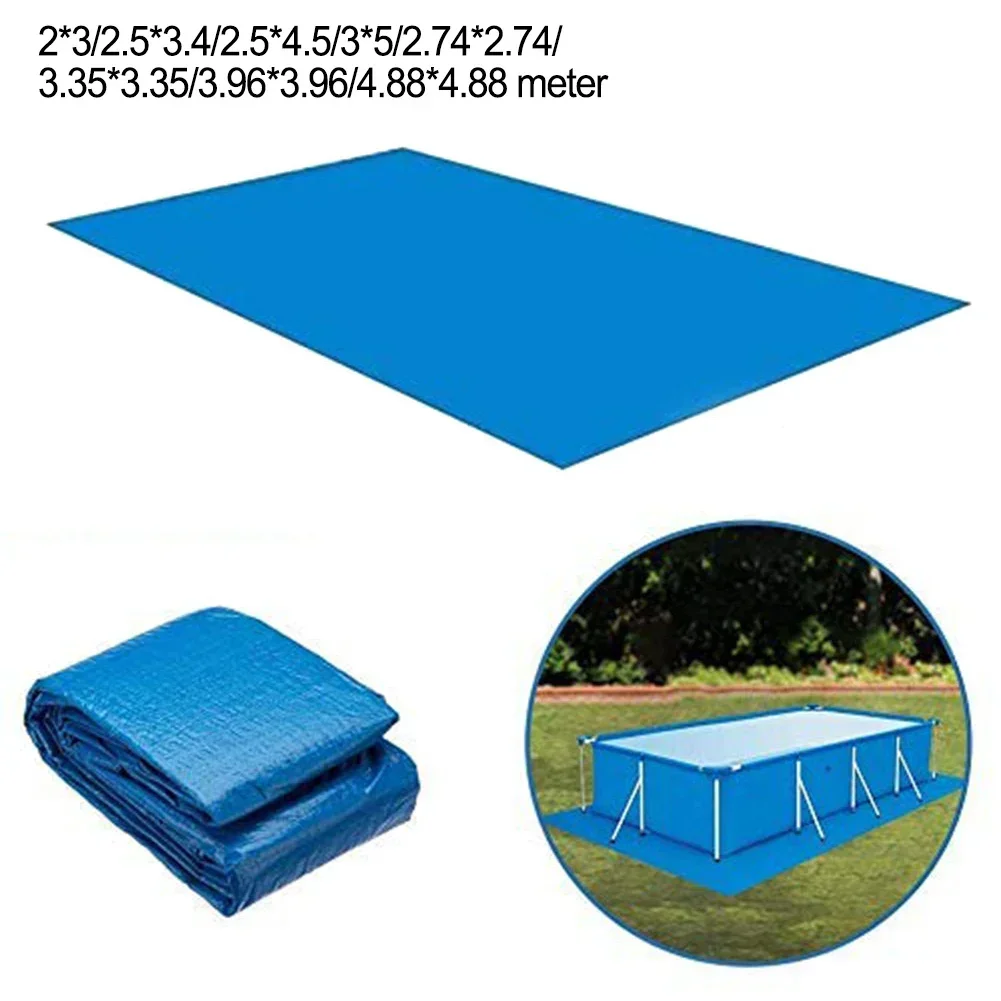 

Rectangular Swimming Pool Cover Solar Summer Pool Tub Rainproof Dust Cover Outdoor Pool Film Blanket Accessory Pool Covers