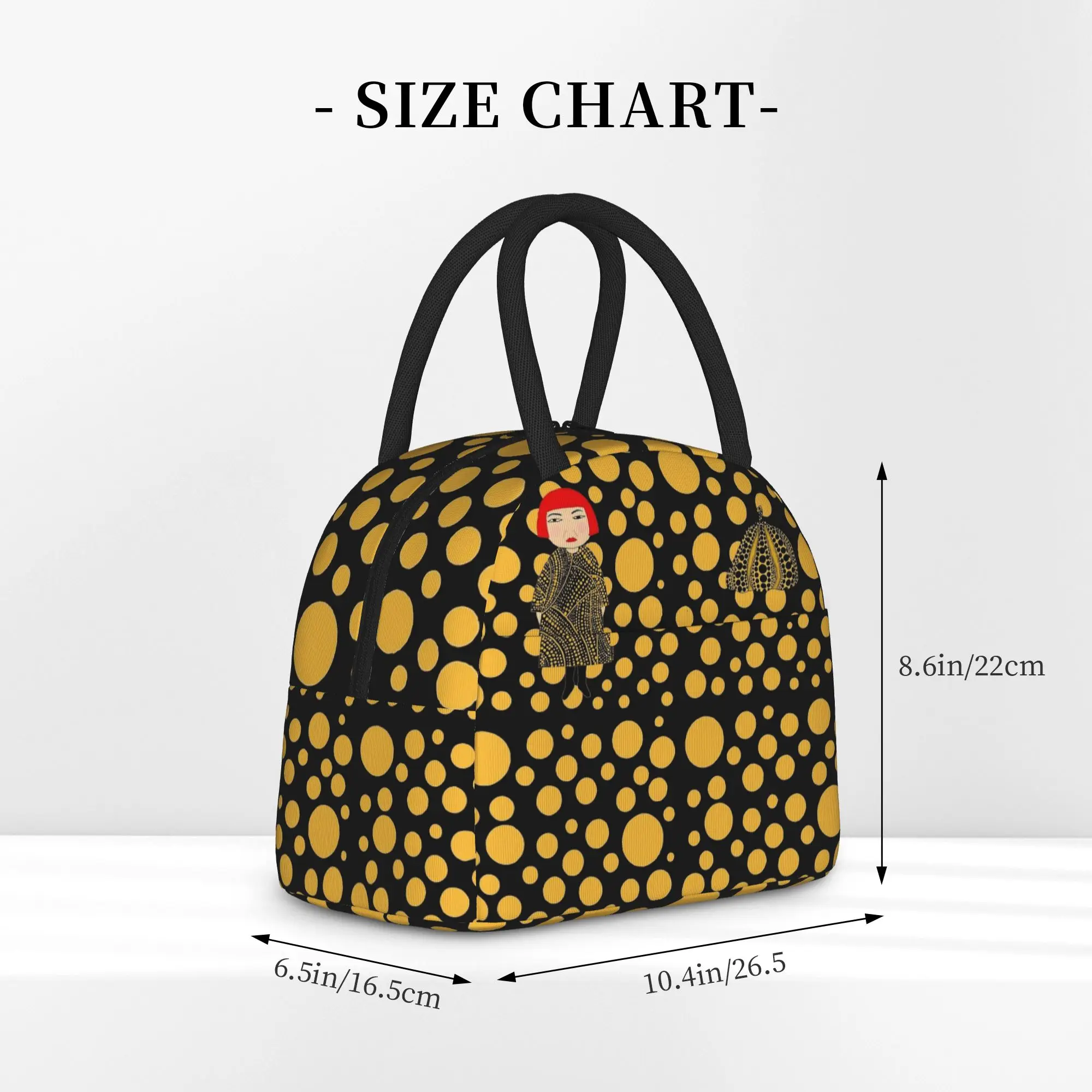 Yayoi Kusama  Insulated Lunch Bags Thermal Bag Meal Container  Leakproof Tote Lunch Box Food Storage Bags Beach  Travel