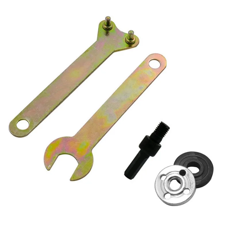 5 buah/Set 6/10mm batang penghubung untuk bor listrik pemotong sudut logam Mandrel untuk memotong cakram adaptor roda pemoles pemegang