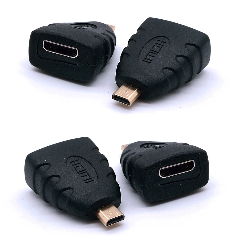 High definition micro HDMI male to mini HDMI female adapter C female D male TYPE female adapter