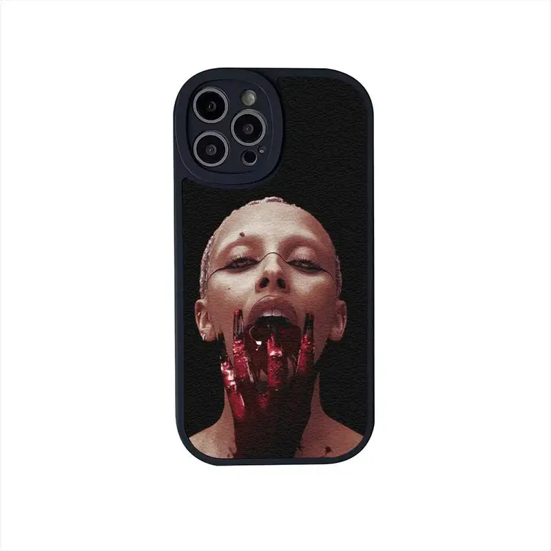 Singer Doja Cat Scarlet Phone Case For iPhone 11 12 13 14 X XR Pro MAX 7 8 Plus Lens Protective Leather Soft Back Cover