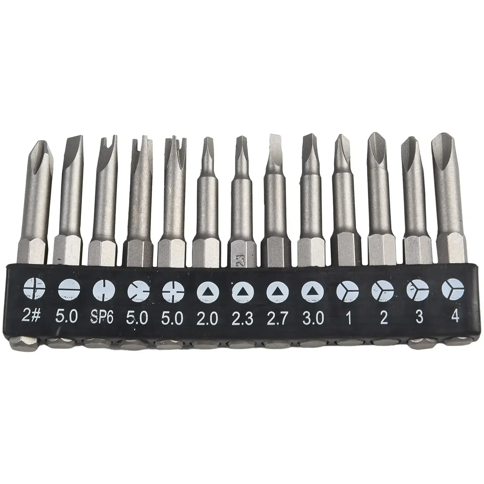 

13pcs Special-Shaped Screwdriver Set 1/4 Hex Shank Screwdriver Head PH2 U Y Shape Triangle Three Four Points Screwdriver Bit