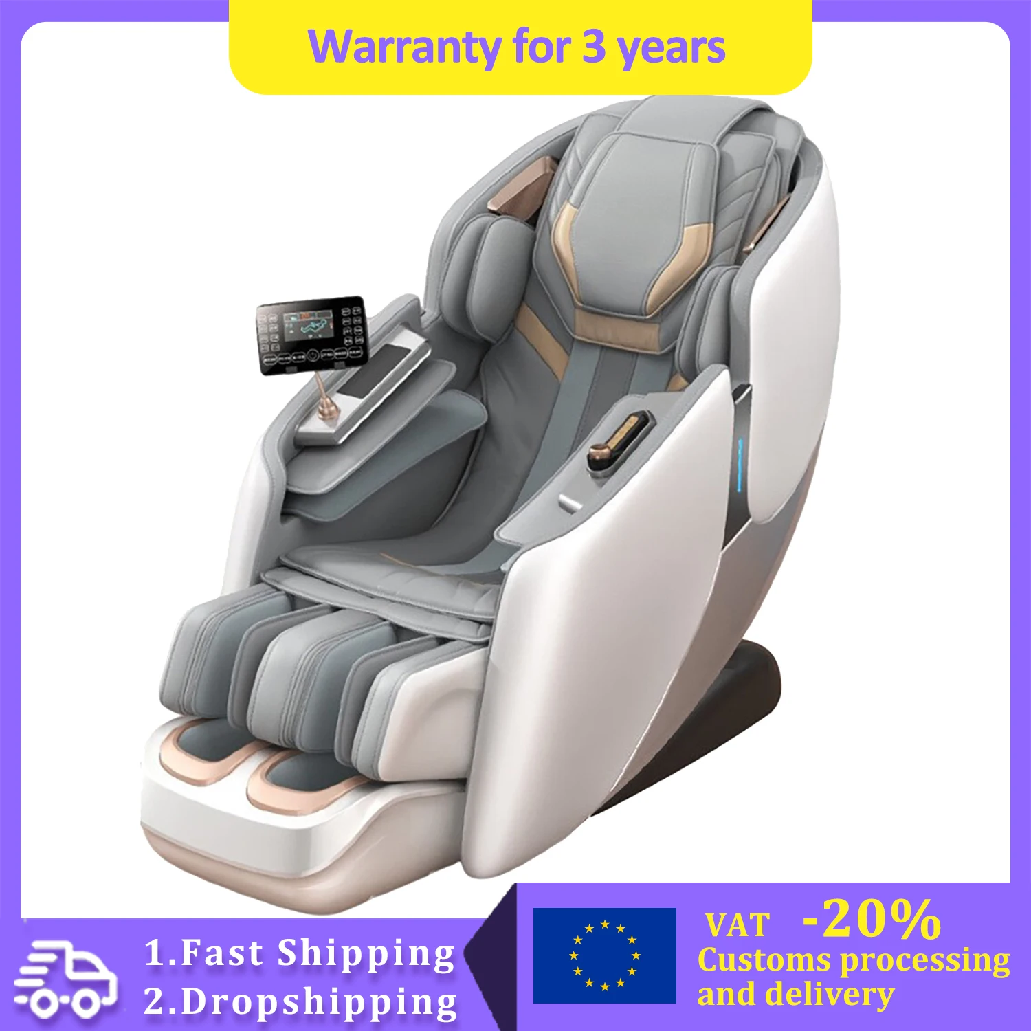 massays chair full body Recliner with Zero Gravity Bluetooth Speaker Electric Shiatsu Heating Kneading Office massage chairs