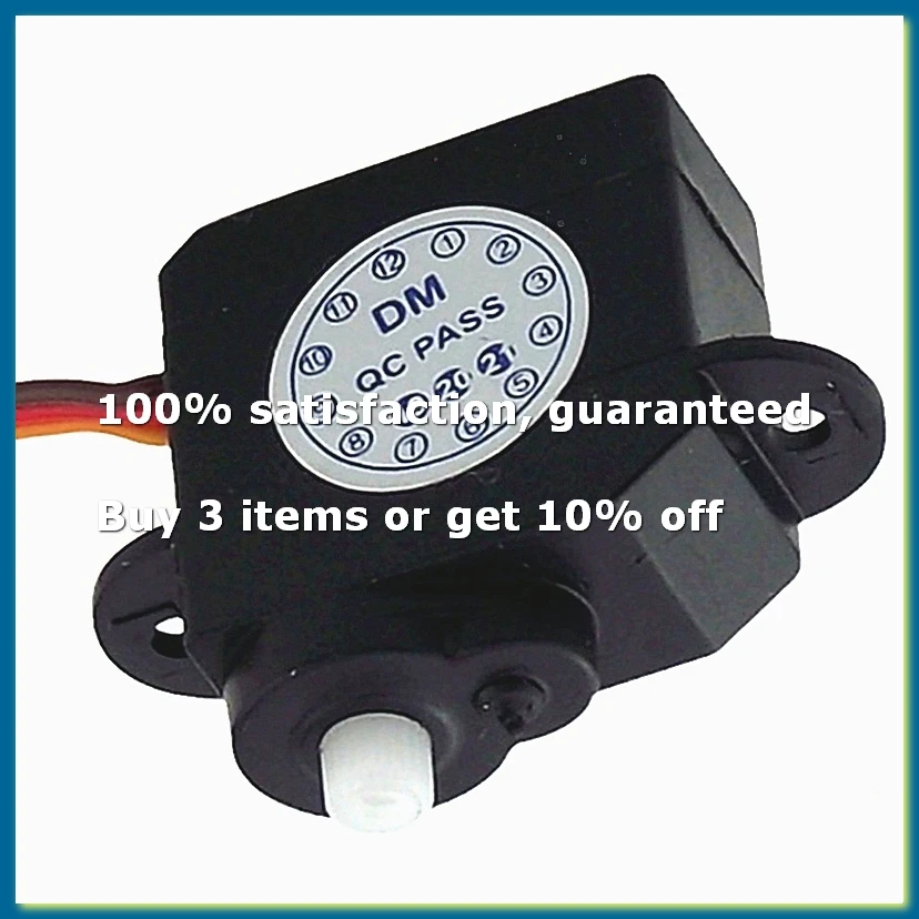 1 PCS New 2.1g Mini Micro-Type Servo 180 Degree Rotation -S0020 2g Plastic Mini Servomotor 4.8V-6V-DT30
