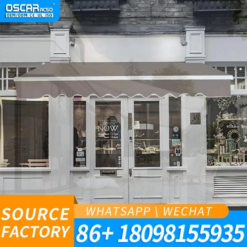Aluminum Retractable Canopy Outdoor Pavilion PVC Awning Patio Shelter Summer Garden Backyard Ideal Shade Structure Retractable A