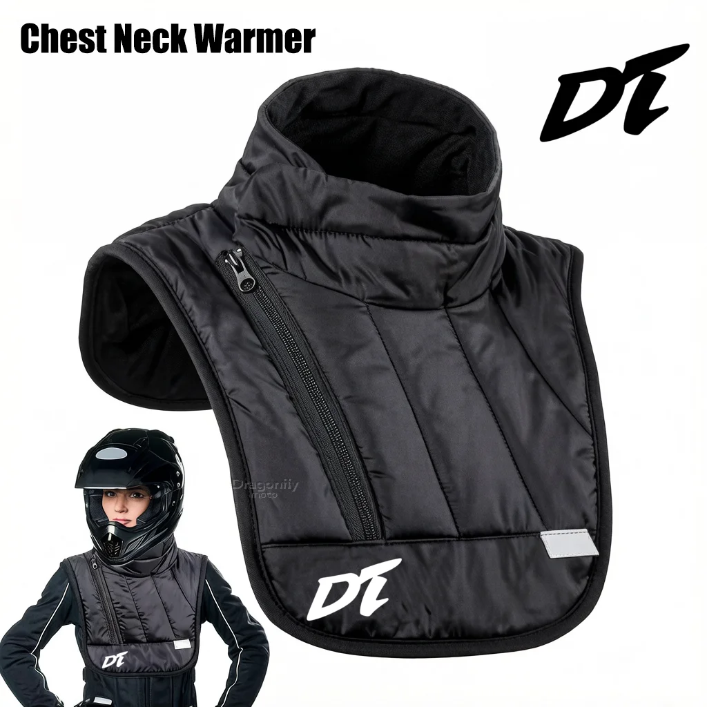 

Winter Keeping Warm Neck Scarf For YAMAHA DT230 DT250 DT175 DT200 DT125 DT125R Motorcycle Rider Chest Neck Protector Windproof