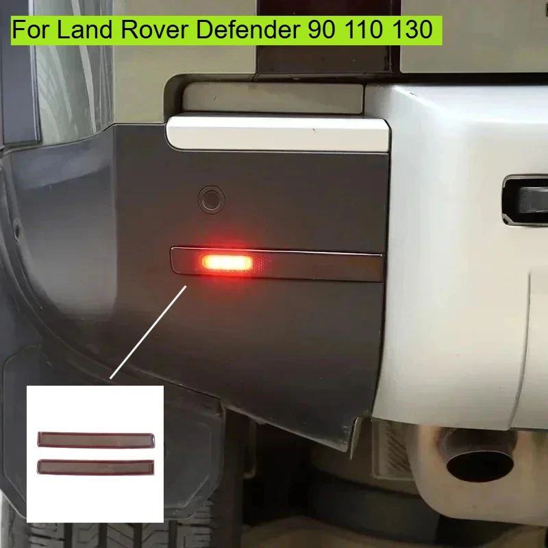 

For Land Rover Defender 90 110 130 2020-25 Rear Lamp Shade Brake Indicator Light headlights fog lights Reversing Lamp Cover Trim