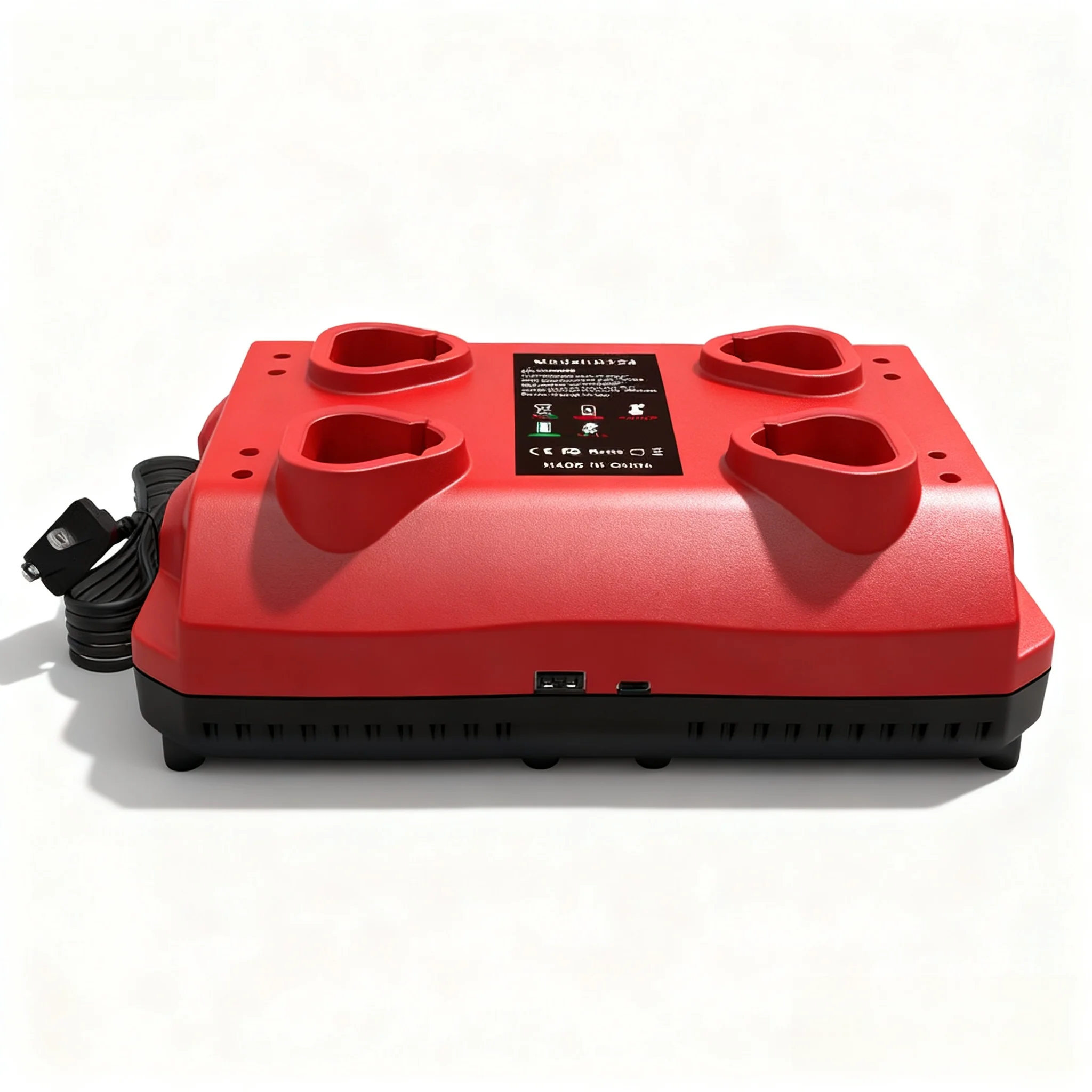 

M12 XC lithium-ion battery 4-port fast charger with USB/Type-c port is suitable for Milwaukee 12V power tool battery US/EU plug