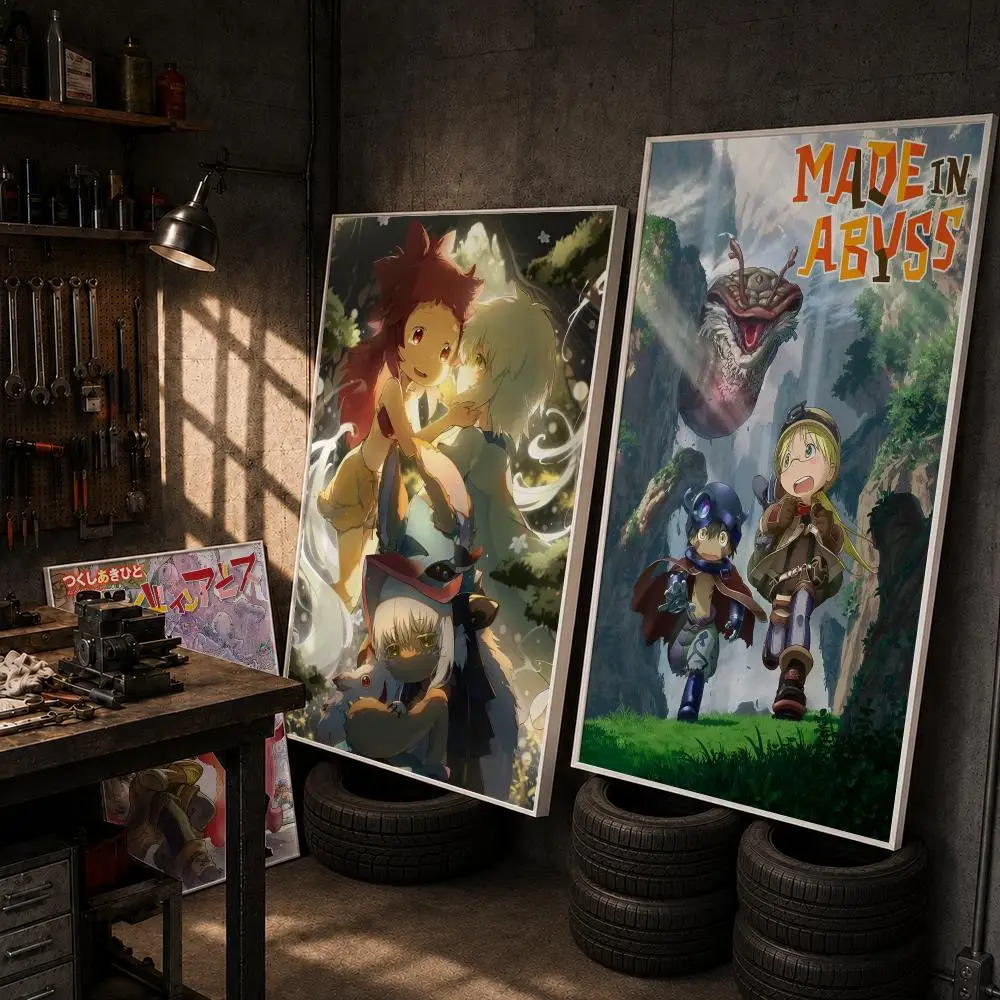 Anime Made in Abyss Poster HD Wall Art Home Decor Waterproof Print Bedroom Garage Party Gift