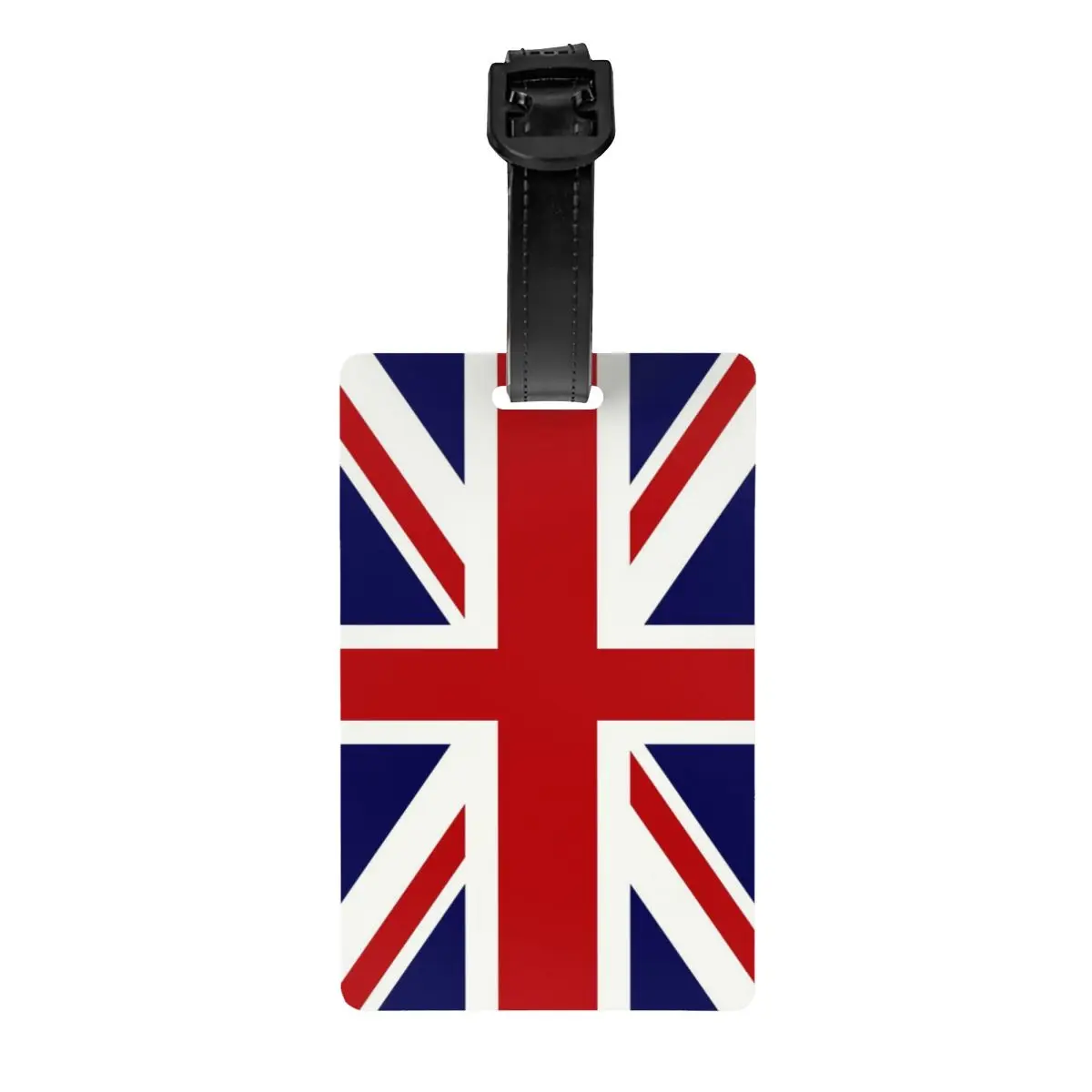 Etiqueta de equipaje personalizada, etiqueta de identificación, cubierta de privacidad, Bandera de Union Jack del Reino Unido