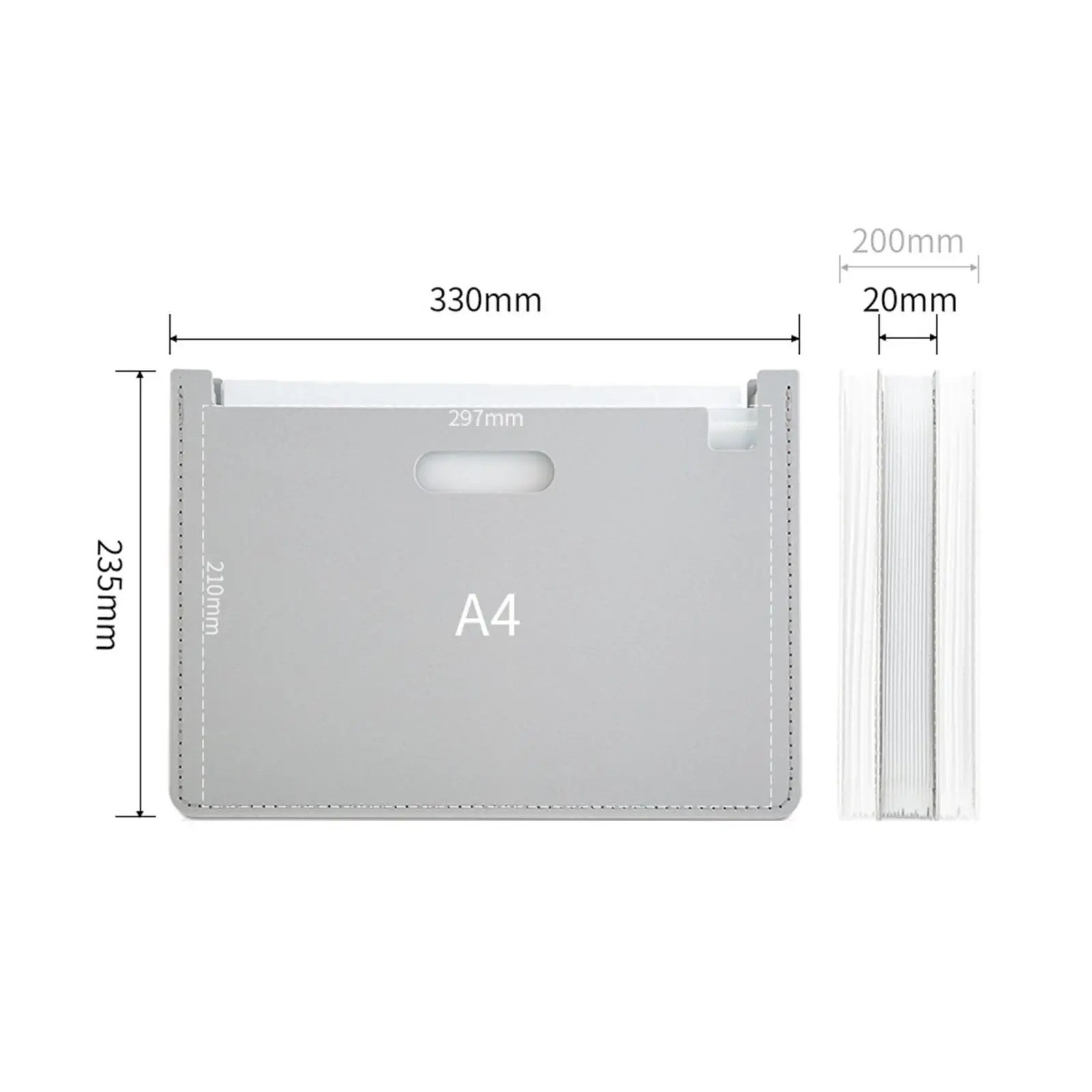 Expansão Accordian File Organizer, Arquivo Gabinete, Escritório