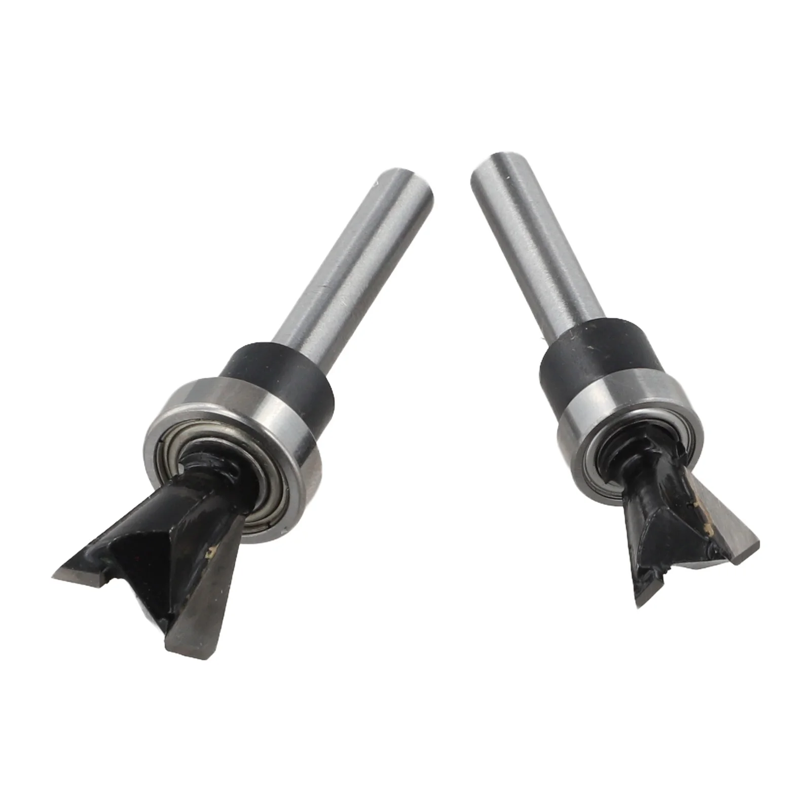 Anti Kickback Router Bit Milling Tool Bottom Bearing 6*1 2 Dovetail Bit Anti Kickback Design Clean Cutting Drawer Making