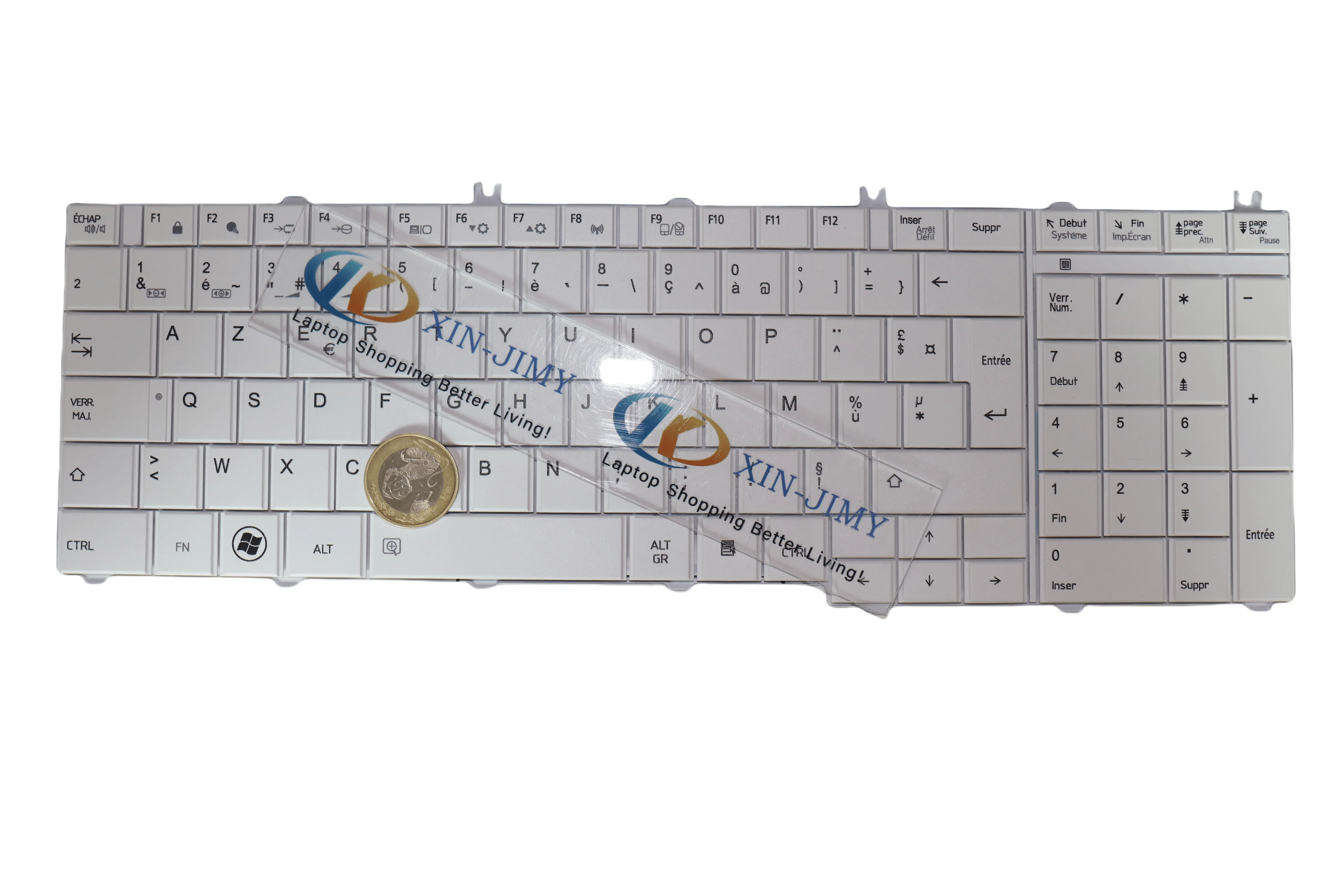 French Laptop Keyboard for Lenovo Ideapad U350, AELL1E00110 JMEAAE00110 Black w​ithout backlit