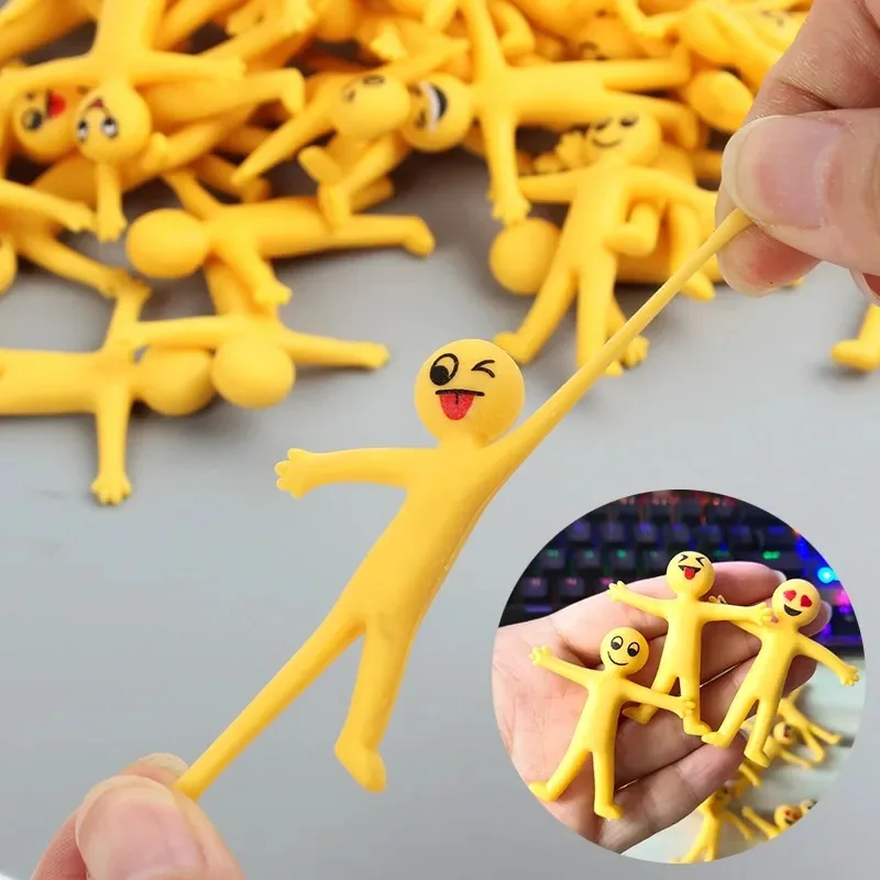 12pcs Funny Little Man Squishy Fidget Toys Antistress Adult Children Rising Stress Relief Squeeze Toys Kids Charisma Gift Toys