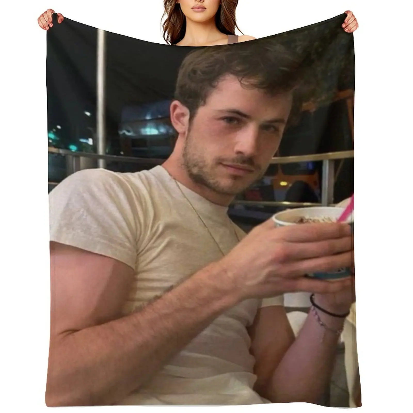 

Dylan Minnette Throw Blanket Soft Beds Thins Bed Fashionable warm for winter Blankets