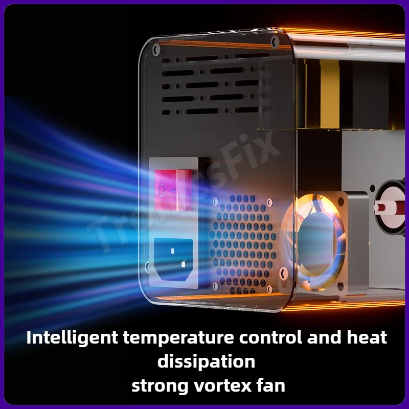 MECHANIC MP-2405 24V5A 기계식 디지털 전원 공급 장치, 듀얼 PD3.1 및 4 USB-C, 3채널 동기화, 스마트 보호 조정 가능한 DC, 수리