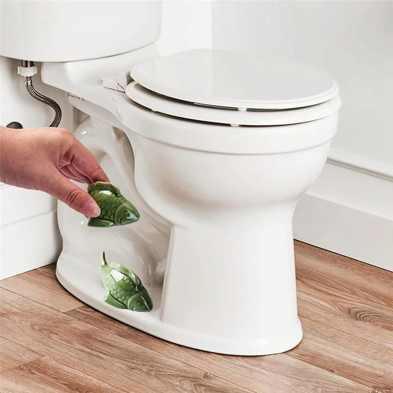 GOOD-Pish Tappi per bulloni per WC, divertenti copri bulloni per WC per pesci, parti di ricambio per WC Accessori decorativi per il bagno 1 PZ