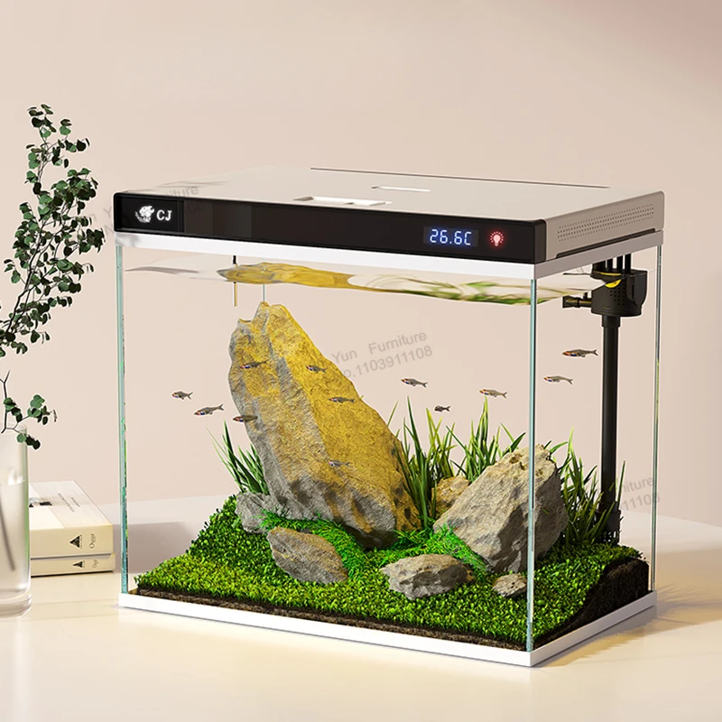 

Light Decoration Fish Tank Ecology Loop Aquatic Pet Supplies Desktop Corporation Fish Tank Landscaping Aquarium Pour Aquarium